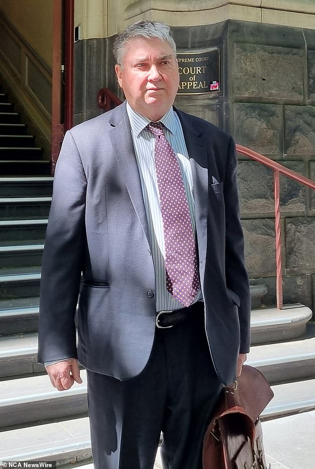 John Herron outside the Supreme Court of Victoria on Monday