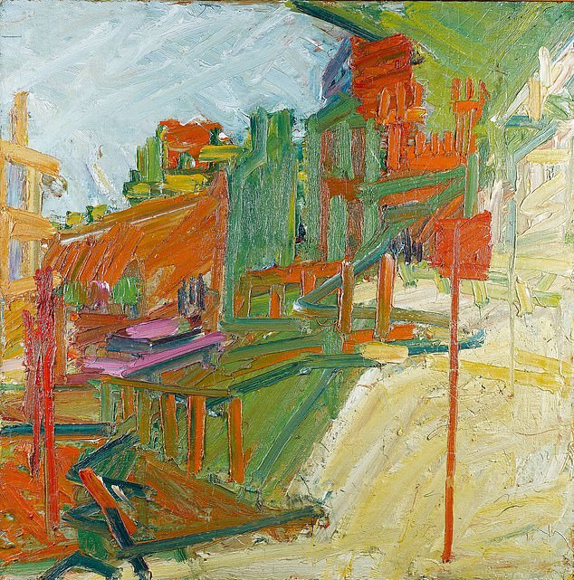 Looking towards Mornington Crescent Station, by Frank Auerbach. It sold for more than £1 million in 2010.