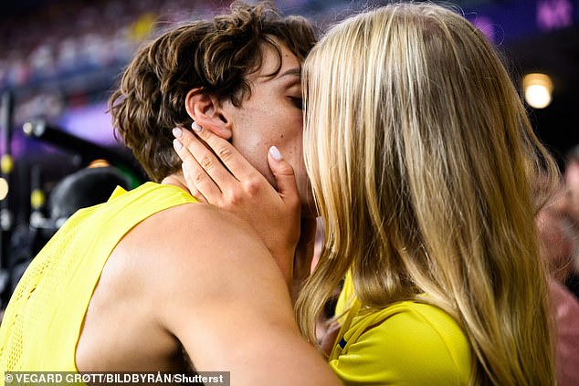 The Swede then made headlines after kissing his model girlfriend after his win.