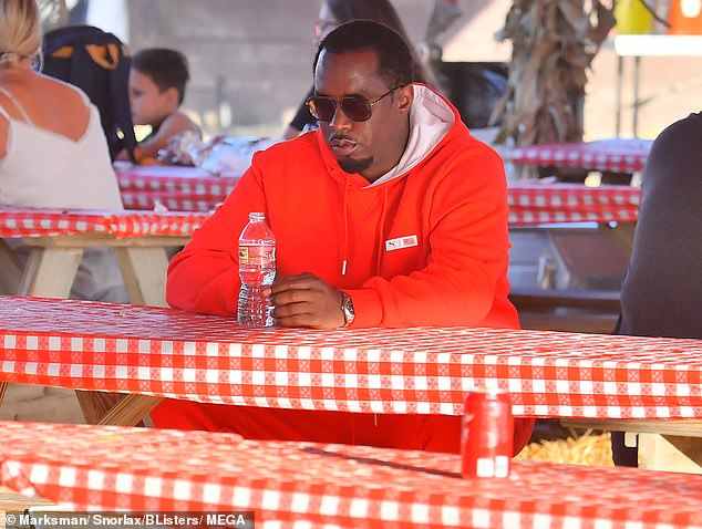 Diddy, shown in a pumpkin patch in Los Angeles in 2019, will spend his 55th birthday today at the Brooklyn Metropolitan Detention Center and appear briefly in court.