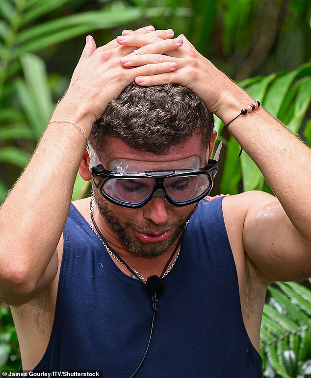 I'm A Celebrity fans mocked Dean's dramatic decline in popularity on the show after he began a feud with Coronation Street's Alan Halsall on Saturday night.