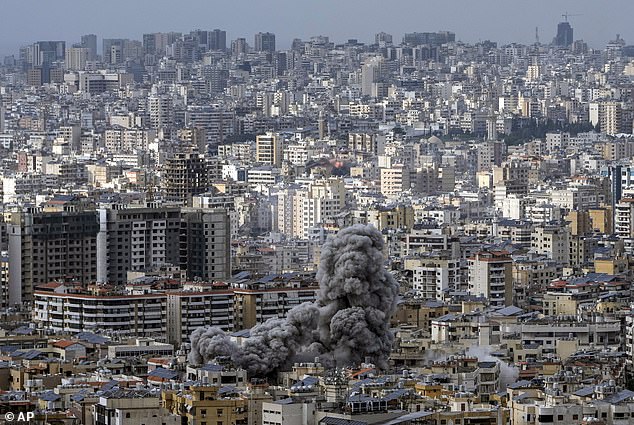 Smoke rises after an Israeli airstrike on Dahiyeh in Beirut, Lebanon, on November 25. To date, the Lebanese Ministry of Health estimates that at least 3,754 people have died in the country since October 2023, most of them since September.