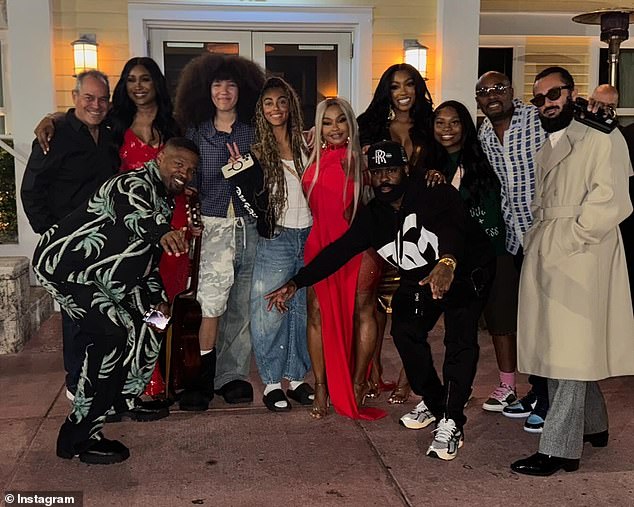 The 56-year-old actor joined Cynthia Bailey, Porsha Williams and Phaedra Parks, who were in town for the Bravo Fan Fest.