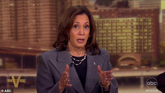 Harris had appeared on 'The View' in October, and all the hosts expressed their repeated support for her over the course of her campaign.