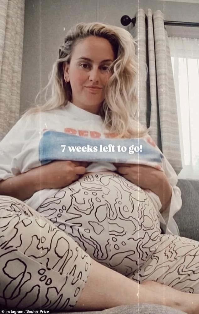 The podcaster took to Instagram on Friday to share that she and her husband Harry Brooks were preparing to welcome their new baby in a matter of hours.