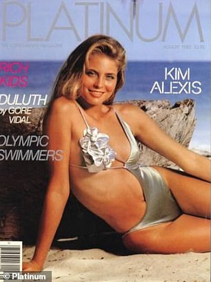 In a swimsuit for the cover of Platinum in 1983