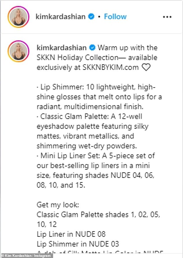 The 44-year-old star used her dogs in promotional material for her upcoming makeup collection which includes eye makeup and glossy lip products.