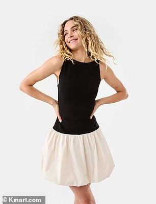 Kmart Boat Neck Sleeveless Bubble Mini Dress ($25)