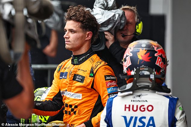 But it wasn't a good day for Lando Norris as his hopes of catching Verstappen took a big hit.