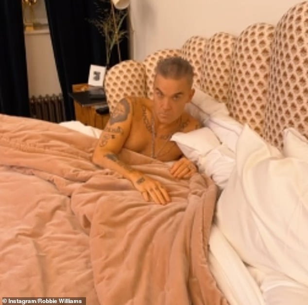 Robbie Williams claimed last year that his hair is falling out and that he has lost sexual desire due to 'manopause'