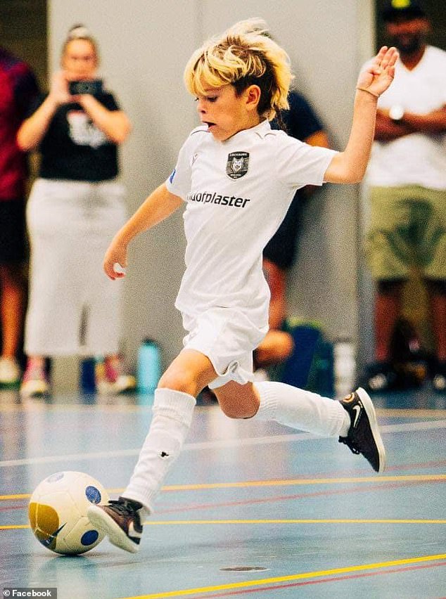 Joshua (pictured) had been in Bali for a futsal tournament.