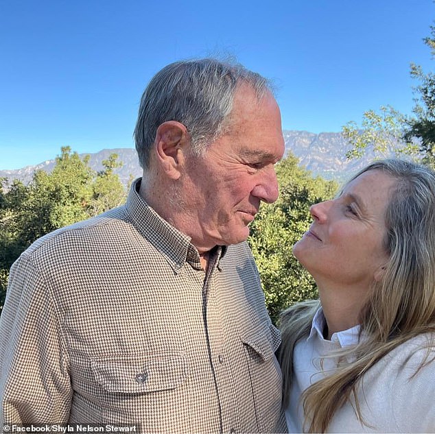 The couple (pictured) took to Facebook to condemn Martha for continuing 