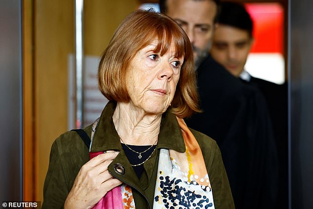 Frenchwoman Gisele Pelicot leaves during a break in the trial of Dominique Pelicot with 50 co-defendants, at the courthouse in Avignon, France, on November 19, 2024.