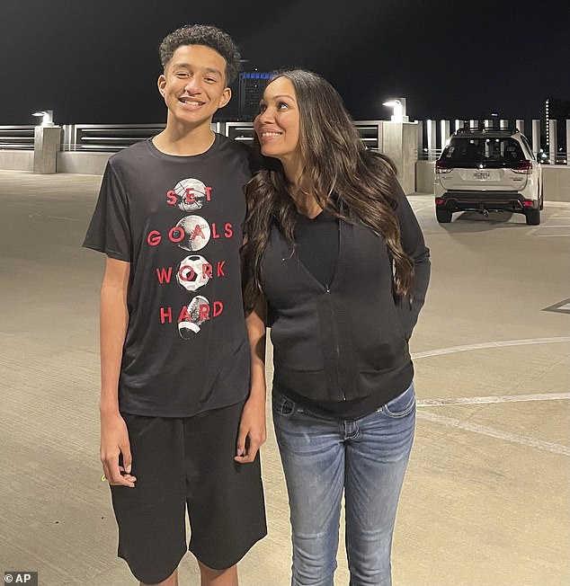 The 14-year-old, who had Asperger's syndrome, had apparently spent months talking to a chatbot he named Daenerys Targaryen after a character in the hit drama Game Of Thrones. In the photo with his mother Megan García.