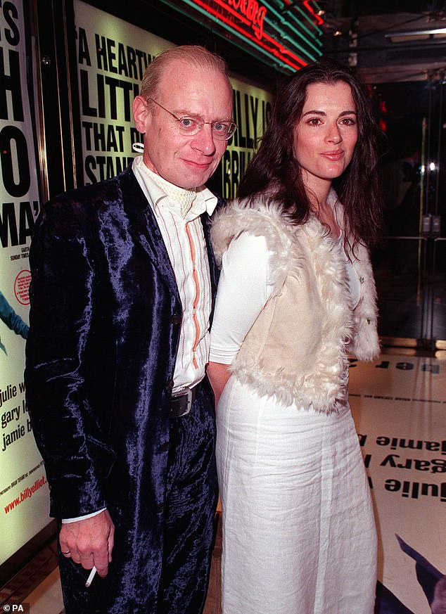 Her first husband, journalist John Diamond (left), was diagnosed with throat cancer in 1997 and died in March 2001 (pictured in 2000).