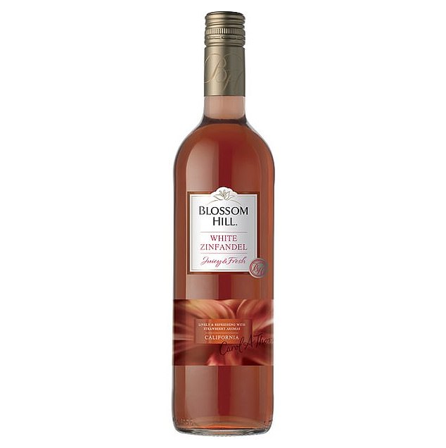 A 75cl bottle of Blossom Hill White Zinfandel was 11 per cent ABV two years ago and cost £5.25.