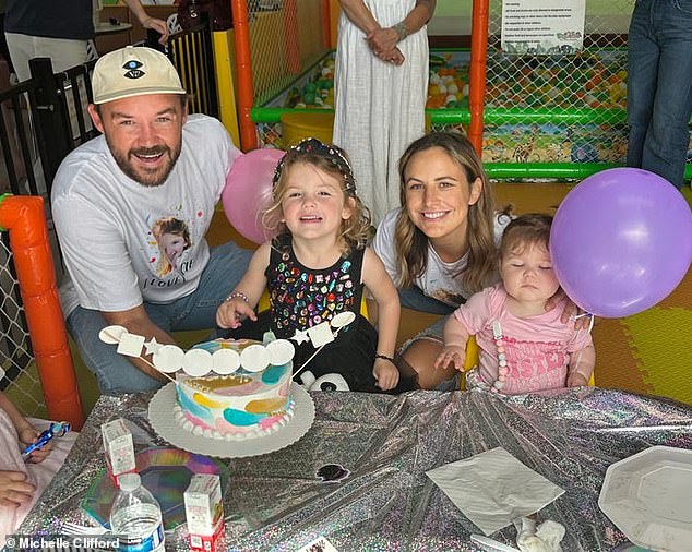 Michelle Clifford (center right), who moved her family from California to Texas last year, said she moved to the Lone Star State to buy a house.