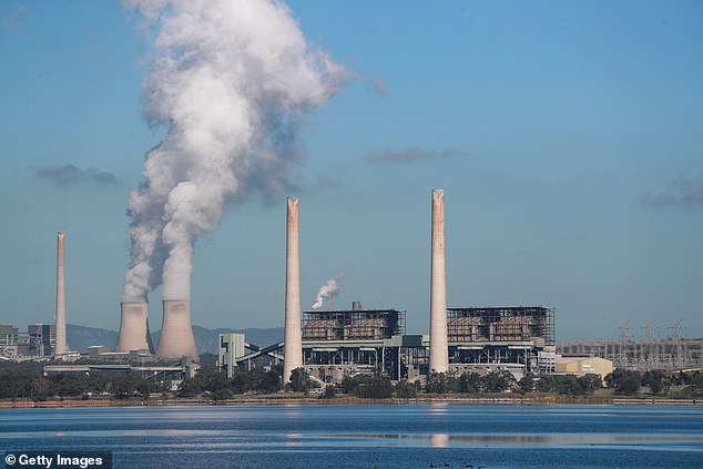 Pictured is Liddell Power Station, less than 20 km from the New South Wales town of Muswellbrook.