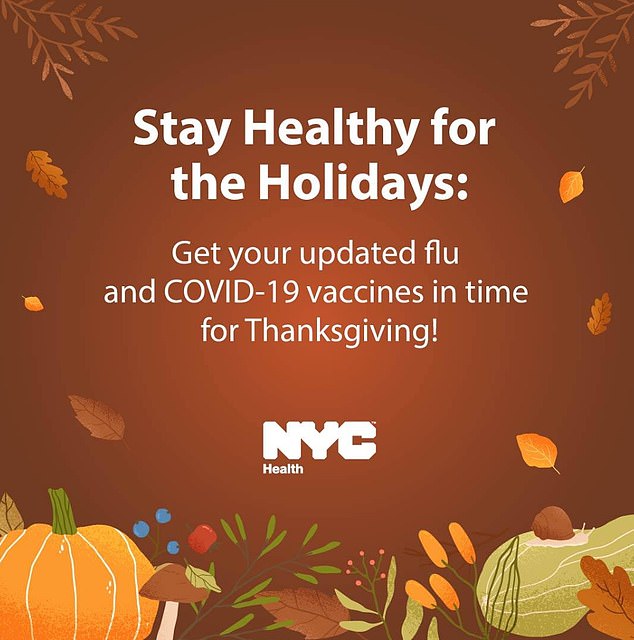 The New York City Health Department's previous post urged residents to get vaccinated against the flu.