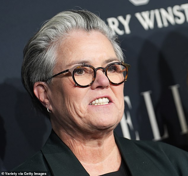 Rosie, 62, photographed at ELLE's Women in Hollywood 2024 celebration in Los Angeles on Tuesday