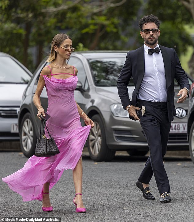 She had previously been spotted in Byron Bay with Shannan amid split rumours. The rare sighting of the couple together occurred while they were attending the fitness influencer's wedding.