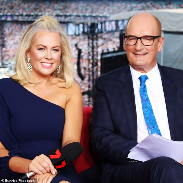 Sam was originally the host of Sunrise, alongside David Koch (right), from 2013 to 2021.