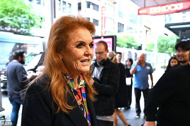 The Duchess of York, 65, was at Dymock's bookstore to sign copies of her new book A Woman of Intrigue.