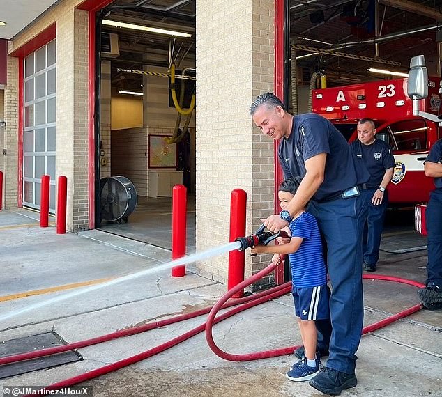 Fire Chief Thomas Muñoz has remembered García as a 'true hero' who woke up every day ready to work and serve his community.