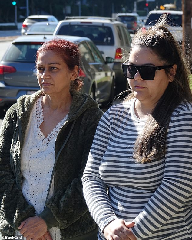 Banks' family does not believe the woman found in Texas is the actress. Pictured: Banks' mother Judy Kumar, 59, and cousin Danielle-Tori Singh.