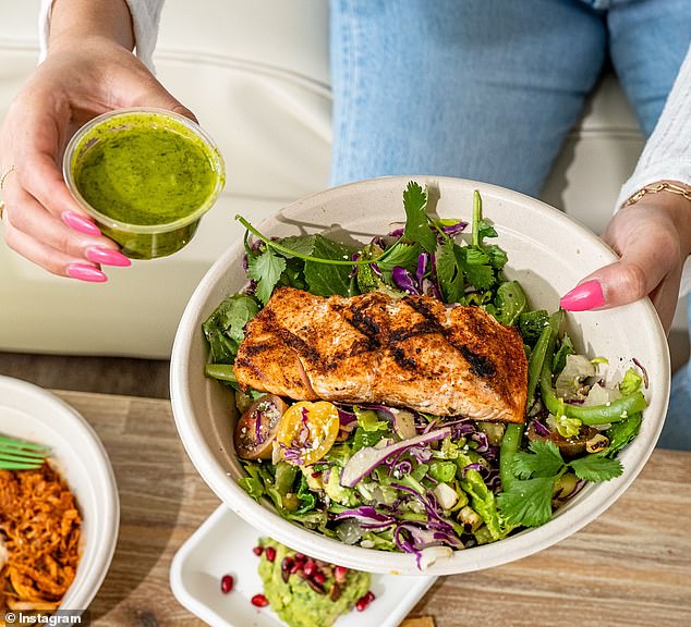 A salad bowl at Tender Greens, which, unlike Sweetgreen, is struggling