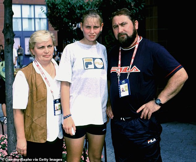 Speaking on Nova's Jase & Lauren, Jelena recalled how she feared for her life when she was just 17 due to Damir's abuse (pictured with her parents Damir and Ljiljana).