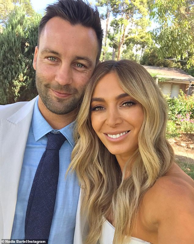 Nadia Bartel, founder of fashion brand Henne and ex-wife of AFL star Jimmy Bartel, is another WAG who has retained her married name. Both in the photo