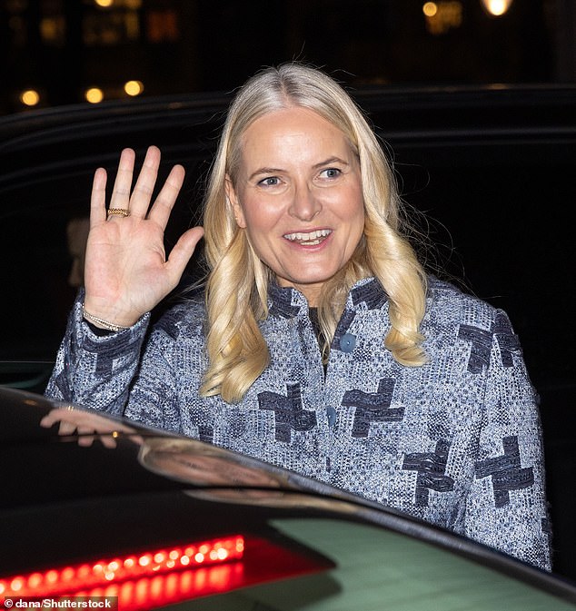 It comes as Crown Princess Mette-Marit of Norway stepped out looking elegant to attend a concert yesterday as she resumed royal duties following a bout of illness.