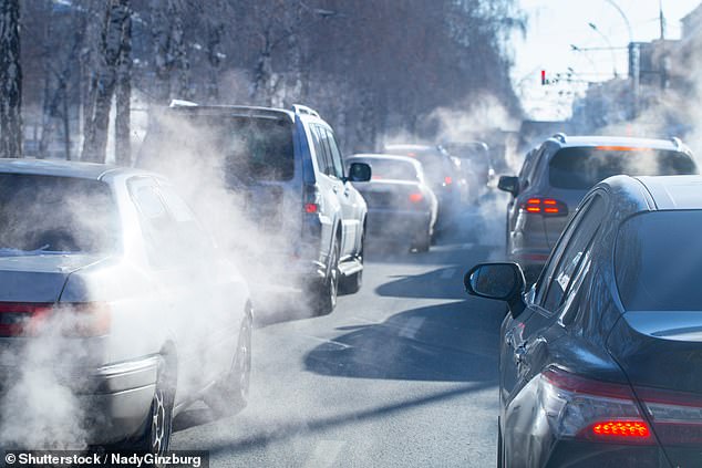 It comes amid fears that vehicles were causing higher levels of air pollution across the UK (file image)