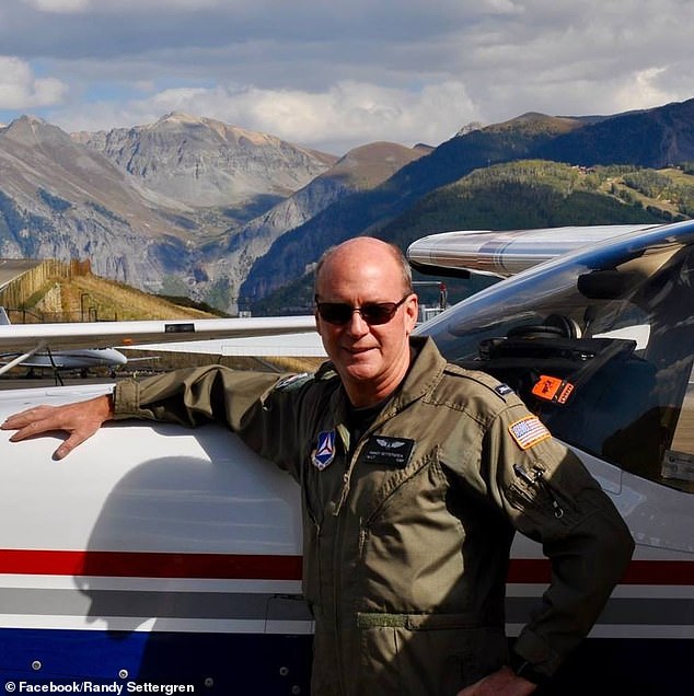 A third Civil Air Patrol (CAP) crew member - co-pilot Randy Settergren - survived with 