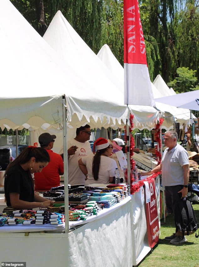 The fair (pictured above) features stalls, music, children's attractions and fireworks.