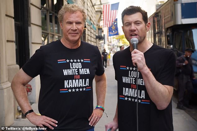 Last week, Ferrell teamed up with comedian Billy Eichner as part of a final vote-getting push by the Harris campaign, and the videos have garnered more than 100 million views so far.