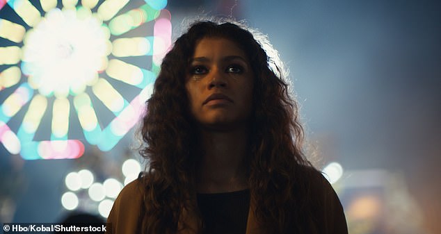 Zendaya, 28, has received critical acclaim for her roles in Dune, Spider-Man and Euphoria (pictured), for which she won two Best Actress Emmy Awards for