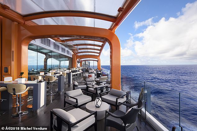 Starboard on a Celebrity Cruises ship