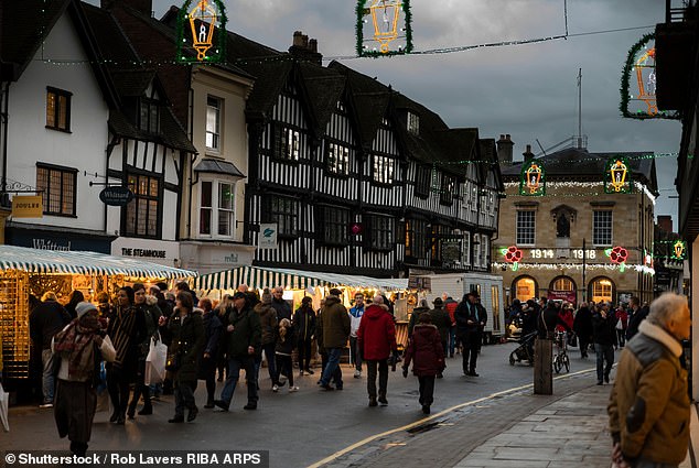 Stratford upon Avon market has an atmosphere 