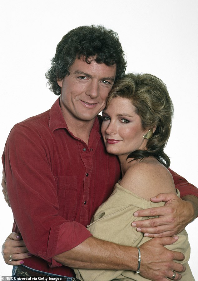 Northrop was on Days Of Our Lives for over 1,000 episodes; Pictured with co-star Deirdre Hall.