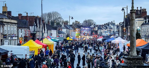 Victoria Day Christmas markets were not canceled following the incident after police said they could remain open.