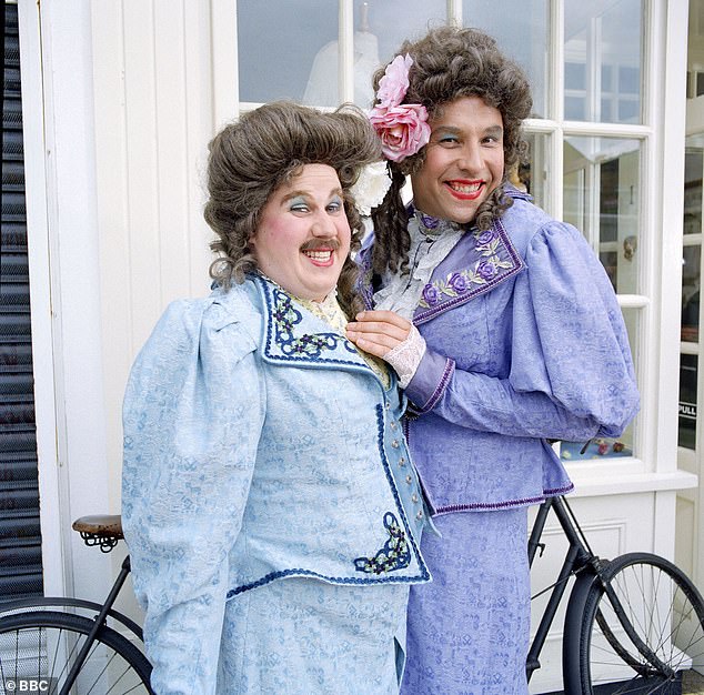 He also reflected on the differences between him and his BBC co-star Matt Lucas (pictured together in Little Britain in 2004).