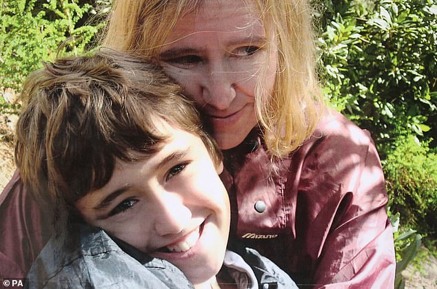 Sally Lane (pictured with young Jack Letts), the mother of British-born Islamist 'Jihadi Jack'.