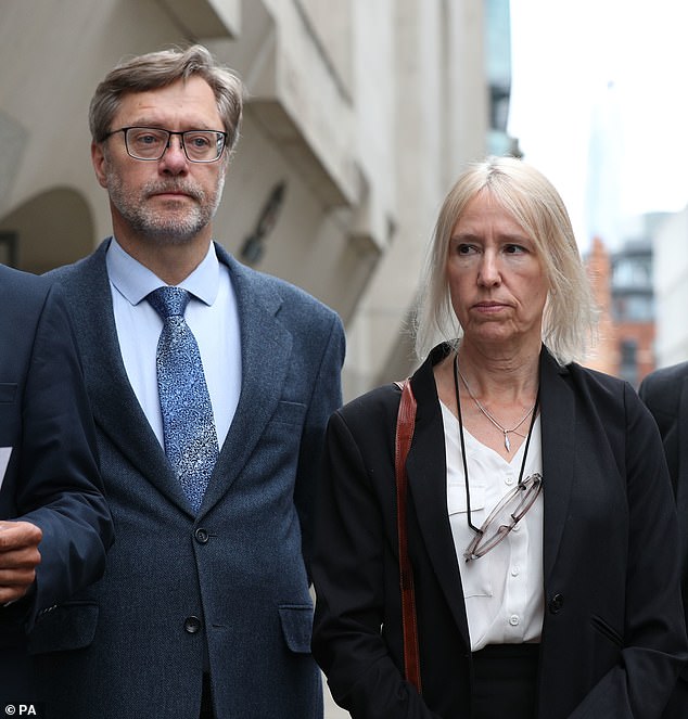 Lane (right), a former Oxfam fundraiser, and his father John Letts (left), 62, became the first British parents to be charged with terrorism offenses after sending money to their son in Syria.