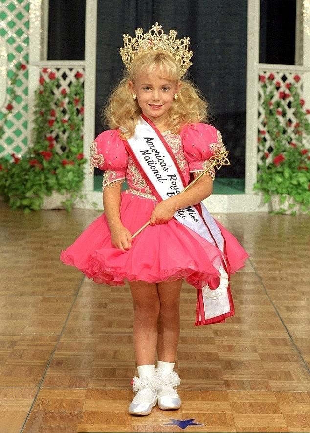 Child beauty queen JonBenét Ramsey is seen in 1996, the year she died