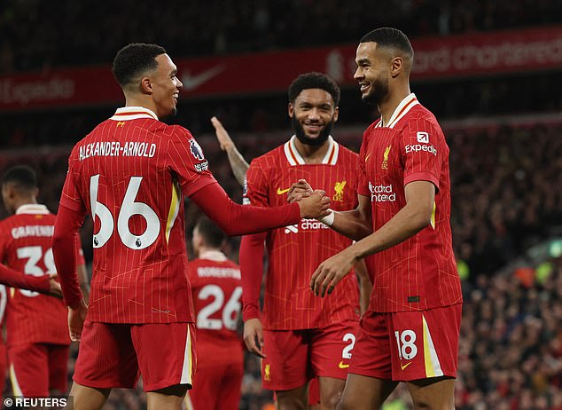 The defending champions were swept aside by this season's runaway leaders, Liverpool.