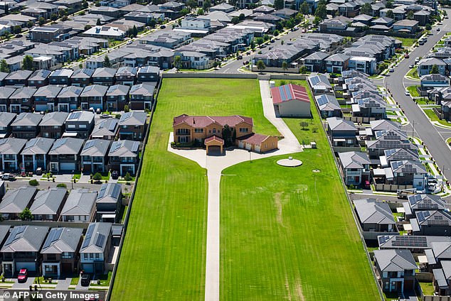 The Zammit family reportedly turned down offers of up to $40 million for their home after developers bought up nearby areas to build an area known as The Ponds.