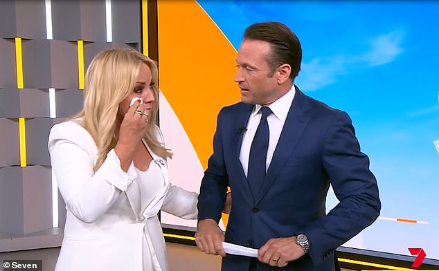 Monique Wright shed tears when Doran announced she would not be returning to Sunrise in 2025.