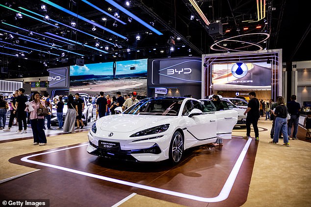 Chinese brands such as BYD, Chery, Geely and SAIC Motor have seen enormous sales growth